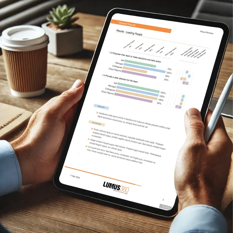 360 degree Feedback Report Sample - Standard